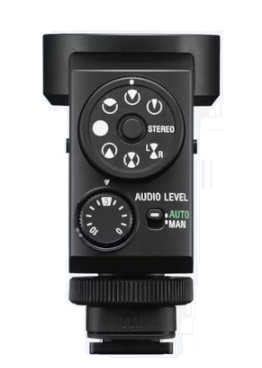 Sony ECM-M1, Micrófono direccional, ocho modos, dial intuitivo, 0.082 kg