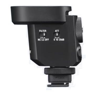 Sony ECM-M1, Micrófono direccional, ocho modos, dial intuitivo, 0.082 kg
