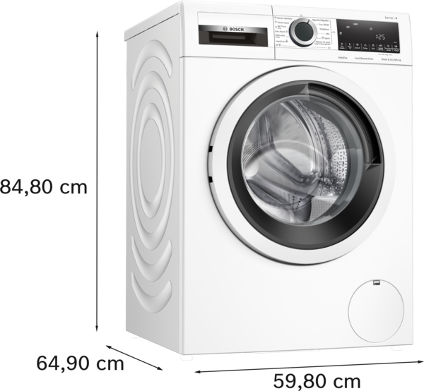 Bosch WNA13401ES, lavadora-secadora Ecosilence, lavadora con autodosificación i-DOS, 9 KG, 1400RPM, clase E , Serie 4