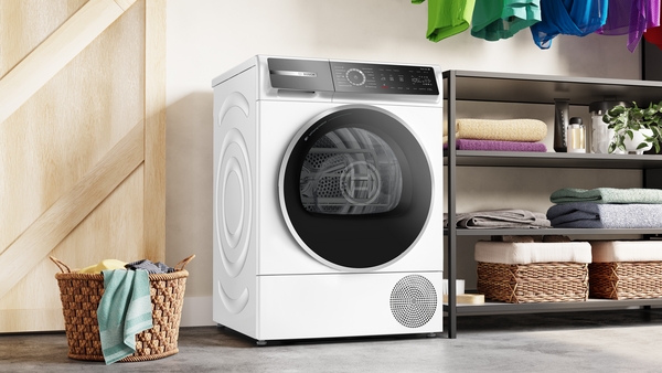 Bosch WQB246C0ES, secadora con bomba de calor, 9 KG, consumo -10% , clase A+++ , Serie 8
