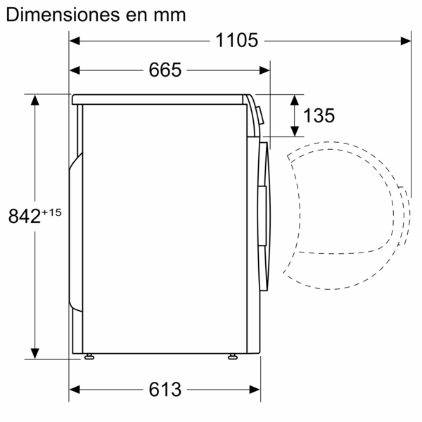Bosch WTN85201ES, secadoras de condensación, 7 KG, clase B , Serie 4