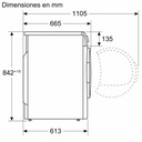 Bosch WTN85201ES, secadoras de condensación, 7 KG, clase B , Serie 4
