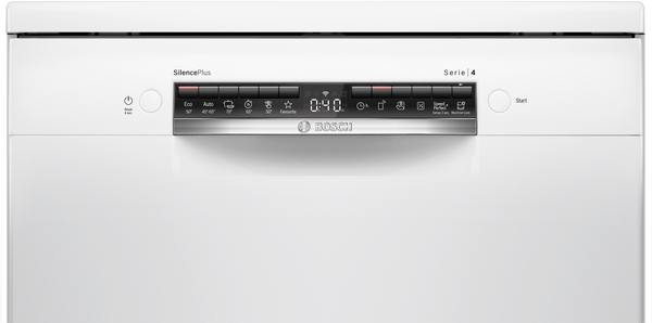 Bosch SMS4EMW06E, lavavajillas libre instalación, ancho 60 cm, secado Zeolitas, 3ª bandeja, clase B, inox, Serie 4
