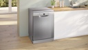 Bosch SMS2HMI04E, lavavajillas libre instalación, ancho 60 cm, secado Zeolitas, 3ª bandeja, clase D, inox, Serie 2
