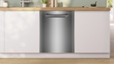 Bosch SMP4ECS71S, lavavajillas semi-integrable, ancho 60 cm, 3ª bandeja, clase B, inox, Serie 4