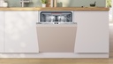 Bosch SBH4HVX00E, lavavajillas integrable, ancho 60 cm, puerta deslizante, 3ª bandeja, clase D, inox, Serie 4