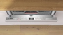 Bosch SBH4HVX00E, lavavajillas integrable, ancho 60 cm, puerta deslizante, 3ª bandeja, clase D, inox, Serie 4