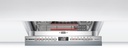 Bosch SPH4EKX24E, lavavajillas integrable, ancho 45 cm, puerta deslizante, cestas 2/2, clase C, inox, Serie 4