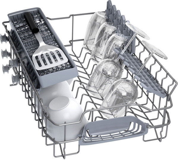Bosch SPS2HKI58E, lavavajillas libre instalación, ancho 45 cm, cestas 0/2, clase E, inox, Serie 4