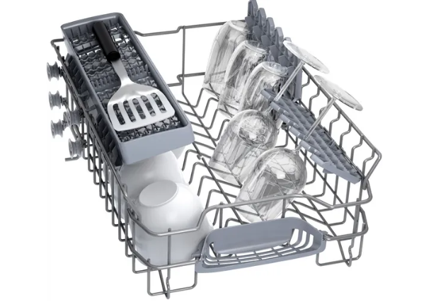 Bosch SPS2HKW58E, lavavajillas libre instalación, ancho 45 cm, cestas 0/2, clase E, inox, Serie 2