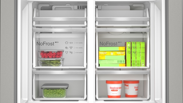 Bosch KFD96APEA, Frigorífico americano, dispensador con toma de agua, 4 puertas, No Frost, 183 x 90,5 cm, Inox, Serie 6