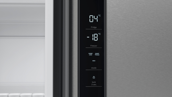 Bosch KFN96VPEA, Frigorífico americano, 4 puertas, No Frost, 183 x 91 cm, Inox, Serie 4