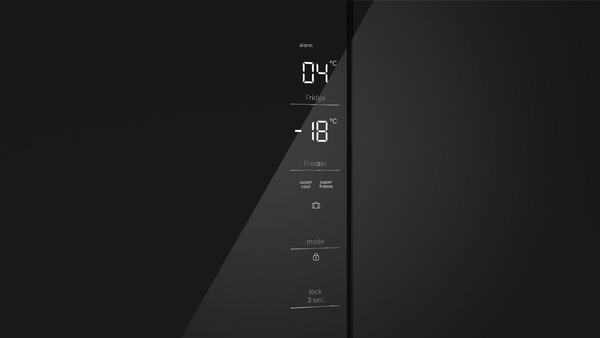 Bosch KMC85LBEA, Frigorífico americano, 4 puertas, No Frost, 190 x 85 cm, Inox, Serie 4