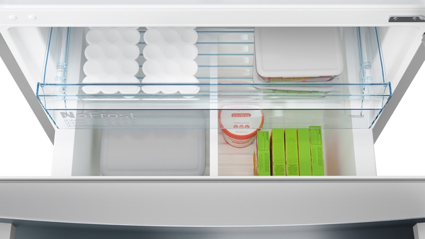 Bosch KGB86XIEP , Frigorífico combi , 2 puertas, No Frost, 186 x 86 cm, Inox, Serie 4