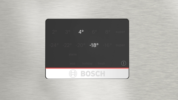 Bosch KGB86XIEP , Frigorífico combi , 2 puertas, No Frost, 186 x 86 cm, Inox, Serie 4