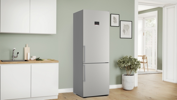 Bosch KGN49AICT,  Frigorífico combi , 2 puertas, No Frost, 203 x 70 cm, Inox, Serie 6