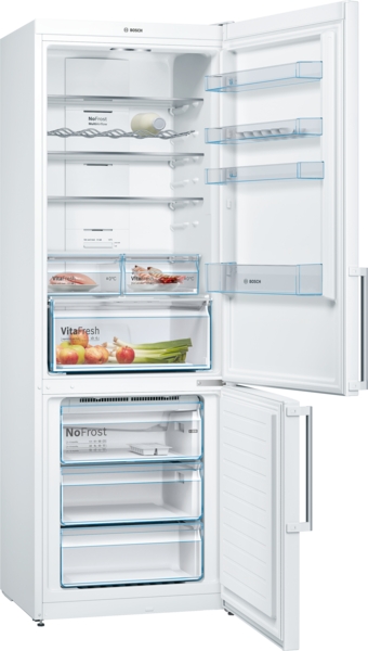 Bosch KGN49XWDP, Frigorífico combi , 2 puertas, No Frost, 203 x 70 cm, Inox, Serie 4