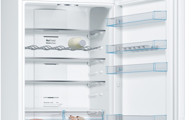 Bosch KGN49XWDP, Frigorífico combi , 2 puertas, No Frost, 203 x 70 cm, Inox, Serie 4