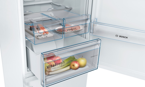 Bosch KGN49XWDP, Frigorífico combi , 2 puertas, No Frost, 203 x 70 cm, Inox, Serie 4