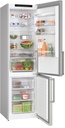 Bosch KGN39VIBT, Frigorífico combi , 2 puertas, No Frost, 203 x 60 cm, Inox, Serie 4