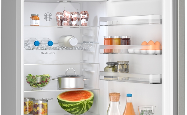 Bosch KGN397ICT,  Frigorífico combi , 2 puertas, No Frost, 203 x 60 cm, Inox, Serie 4