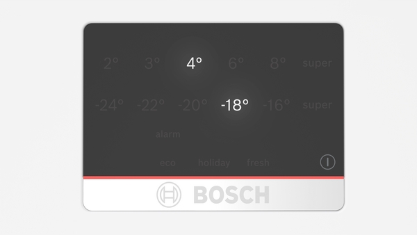 Bosch KGN397WCT, Frigorífico combi , 2 puertas, No Frost, 203 x 60 cm, Inox, Serie 4