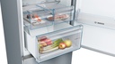 Bosch KGN39VIDA,  Frigorífico combi , 2 puertas, No Frost, 203 x 60 cm, Inox, Serie 4