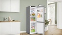 Bosch KGN36VIBT, Frigorífico combi , 2 puertas, No Frost, 186 x 60 cm, Inox, Serie 4