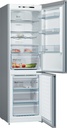 Bosch KGN366ICF, Frigorífico combi , 2 puertas, No Frost, 203 x 60 cm, Inox, Serie 4