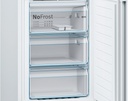 Bosch KGN366WCF, Frigorífico combi , 2 puertas, No Frost, 186 x 60 cm, Inox, Serie 4