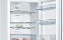 Bosch KGN366WCF, Frigorífico combi , 2 puertas, No Frost, 186 x 60 cm, Inox, Serie 4