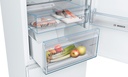 Bosch KGN366WCF, Frigorífico combi , 2 puertas, No Frost, 186 x 60 cm, Inox, Serie 4