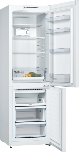 Bosch KGN36NWEA, Frigorífico combi , 2 puertas, No Frost, 186 x 60 cm, Inox, Serie 2