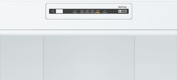 Bosch KGN36NWEA, Frigorífico combi , 2 puertas, No Frost, 186 x 60 cm, Inox, Serie 2