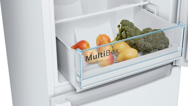 Bosch KGN36NWEA, Frigorífico combi , 2 puertas, No Frost, 186 x 60 cm, Inox, Serie 2