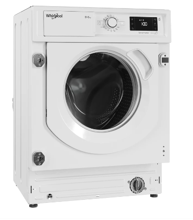 Whirlpool BI WMWG 81484E, Lavadora integrable, 8 Kg, 1400 rpm, 82 x 60 cm, Blanco