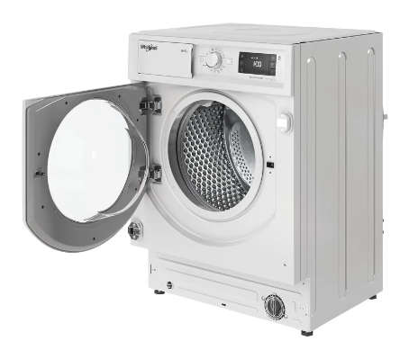 Whirlpool BI WMWG 81484E, Lavadora integrable, 8 Kg, 1400 rpm, 82 x 60 cm, Blanco