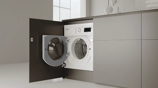 Whirlpool BI WMWG 81484E, Lavadora integrable, 8 Kg, 1400 rpm, 82 x 60 cm, Blanco