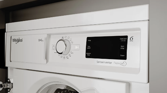 Whirlpool BI WMWG 81484E, Lavadora integrable, 8 Kg, 1400 rpm, 82 x 60 cm, Blanco