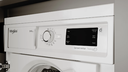 Whirlpool BI WMWG 81484E, Lavadora integrable, 8 Kg, 1400 rpm, 82 x 60 cm, Blanco