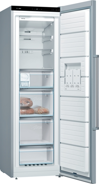 Bosch GSN36AIEP, Congelador 1 puerta , 186 x 60 cm, Inox, Serie 6