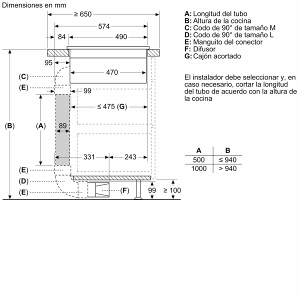 Siemens ED631HQ26E, placa de combiInducción con extractor integrado, iQ500