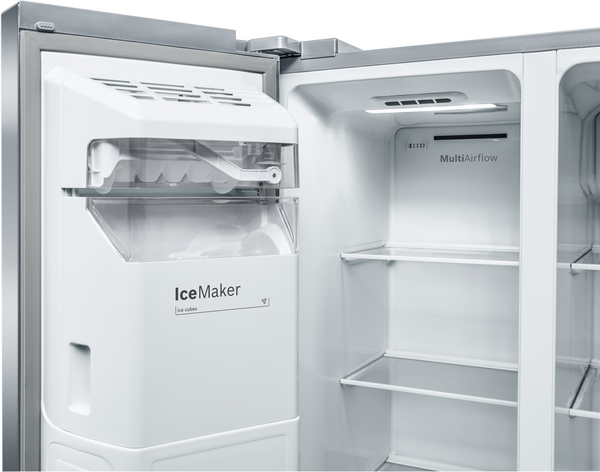 Bosch KAD93AIEP, Frigorífico americano, 4 puertas, No Frost, 179 x 91 cm, Inox, Serie 6