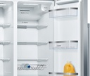 Bosch KAD93AIEP, Frigorífico americano, 4 puertas, No Frost, 179 x 91 cm, Inox, Serie 6