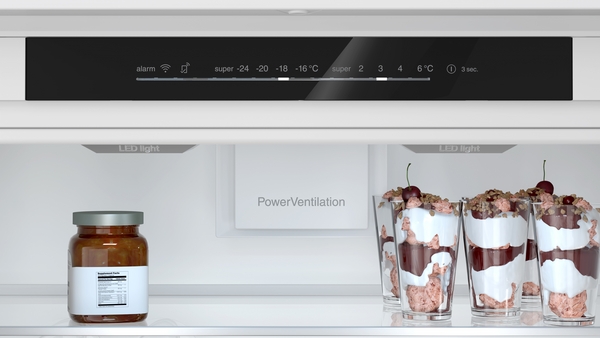 Bosch KBN96ADD0, Frigorífico combi integrable , 2 puertas, No Frost, 194 x 71 cm, Inox, Serie 6