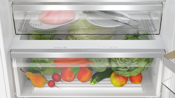 Bosch KBN96ADD0, Frigorífico combi integrable , 2 puertas, No Frost, 194 x 71 cm, Inox, Serie 6