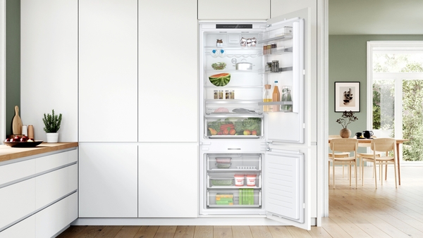 Bosch KBN96ADD0, Frigorífico combi integrable , 2 puertas, No Frost, 194 x 71 cm, Inox, Serie 6