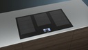 Siemens EX975KXW1E, Placa de Flexinducción,  90cm, 3 zonas, Flex Home, Connect Control TFT, iQ700