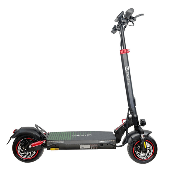 Patinete ZWHEEL ZRINO SE, Potencia nominal 600W, Potencia 1200W, Velocidad 25km/h, Autonomía hasta 35km, Homologado DGT,  Tracción trasera, Tiempo de carga 5-6h