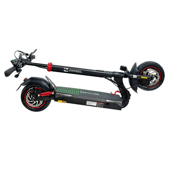 Patinete ZWHEEL ZRINO SE, Potencia nominal 600W, Potencia 1200W, Velocidad 25km/h, Autonomía hasta 35km, Homologado DGT,  Tracción trasera, Tiempo de carga 5-6h